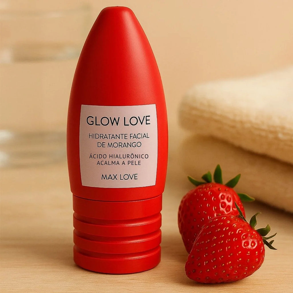 Hidratante facial Glow Love Morango Max Love — 60 g