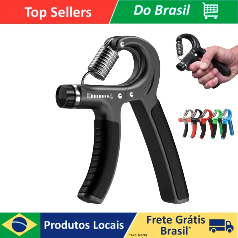 Hand Grip ajustável de 5 a 60 kg — exercitador de mãos