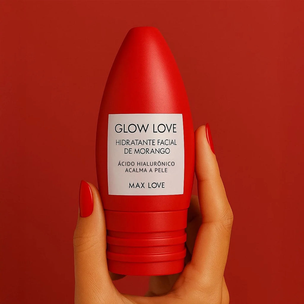 Hidratante facial Glow Love Morango Max Love — 60 g
