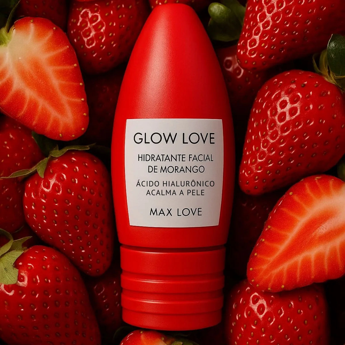 Hidratante facial Glow Love Morango Max Love — 60 g