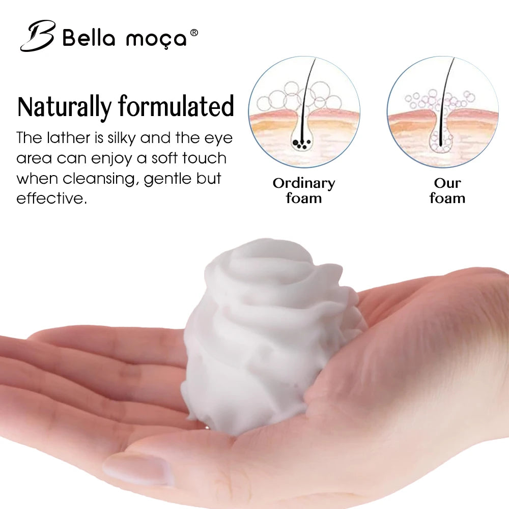 Kit com 5 shampoos em espuma para cílios Bella moça – 100 ml