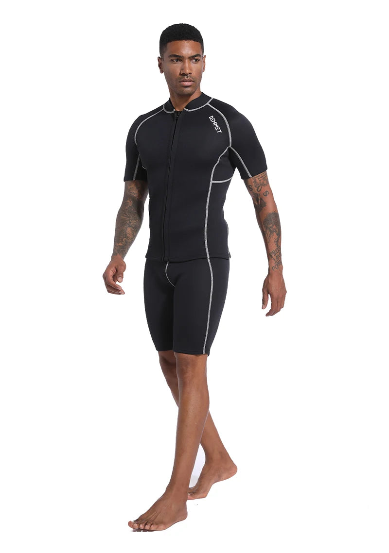 Roupa de neoprene para esportes aquáticos — blusa ou bermuda