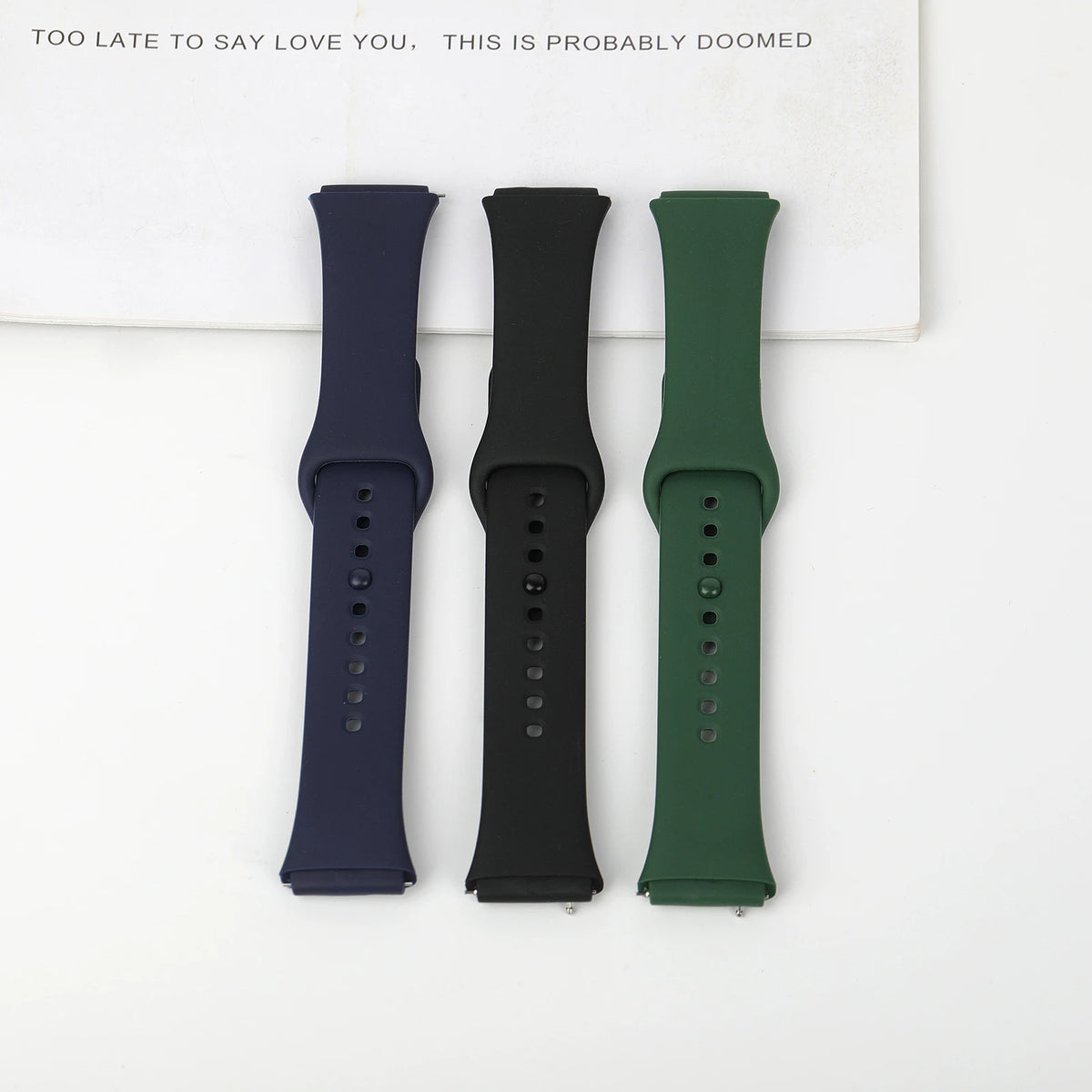 Pulseira de silicone para Redmi Watch 3 Active ou 3 Lite