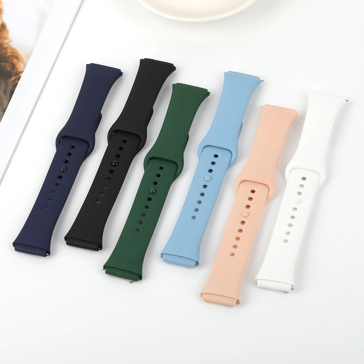 Pulseira de silicone para Redmi Watch 3 Active ou 3 Lite