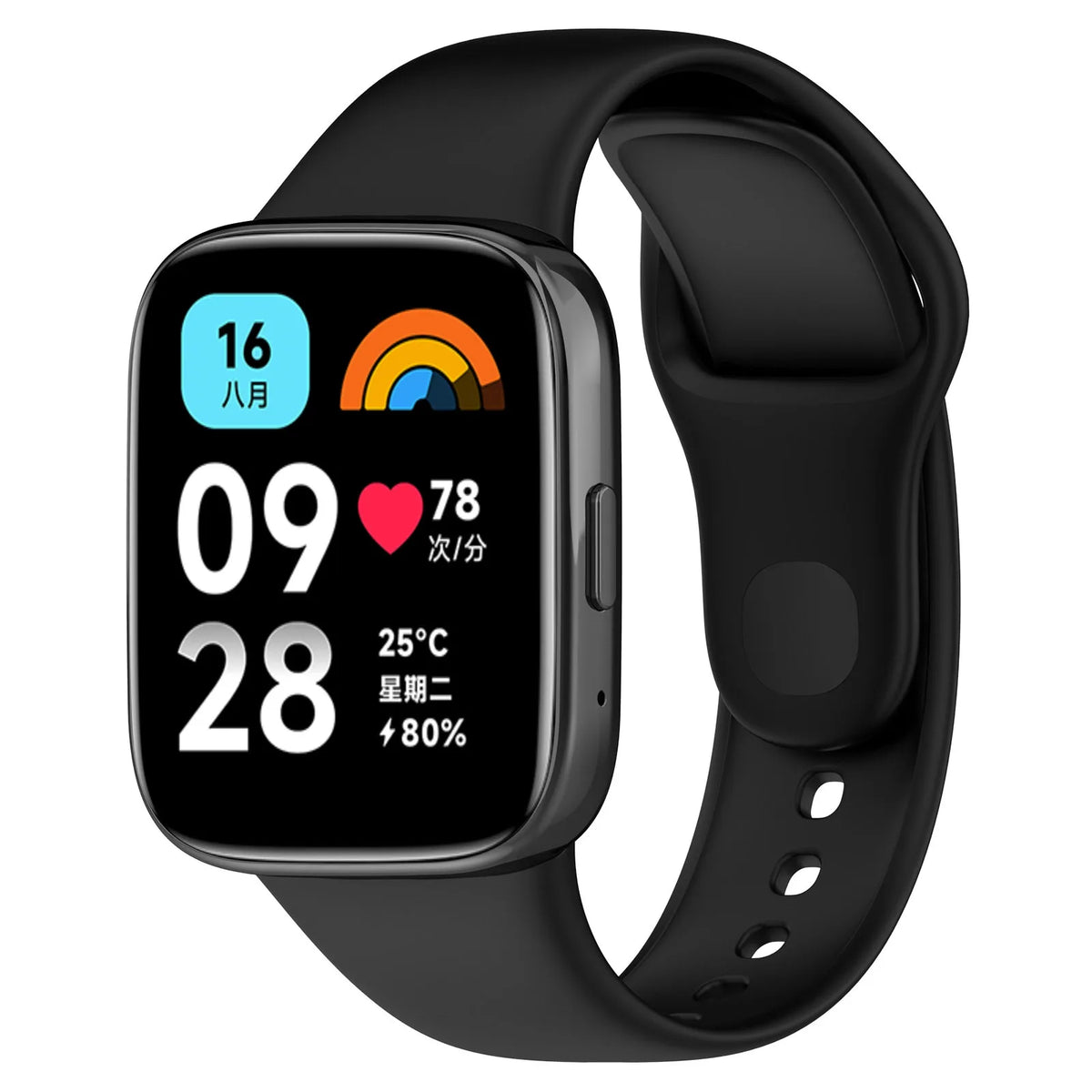 Pulseira de silicone para Redmi Watch 3 Active ou 3 Lite