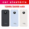 Power bank com 4 cabos integrados e visor digital — 22,5 W